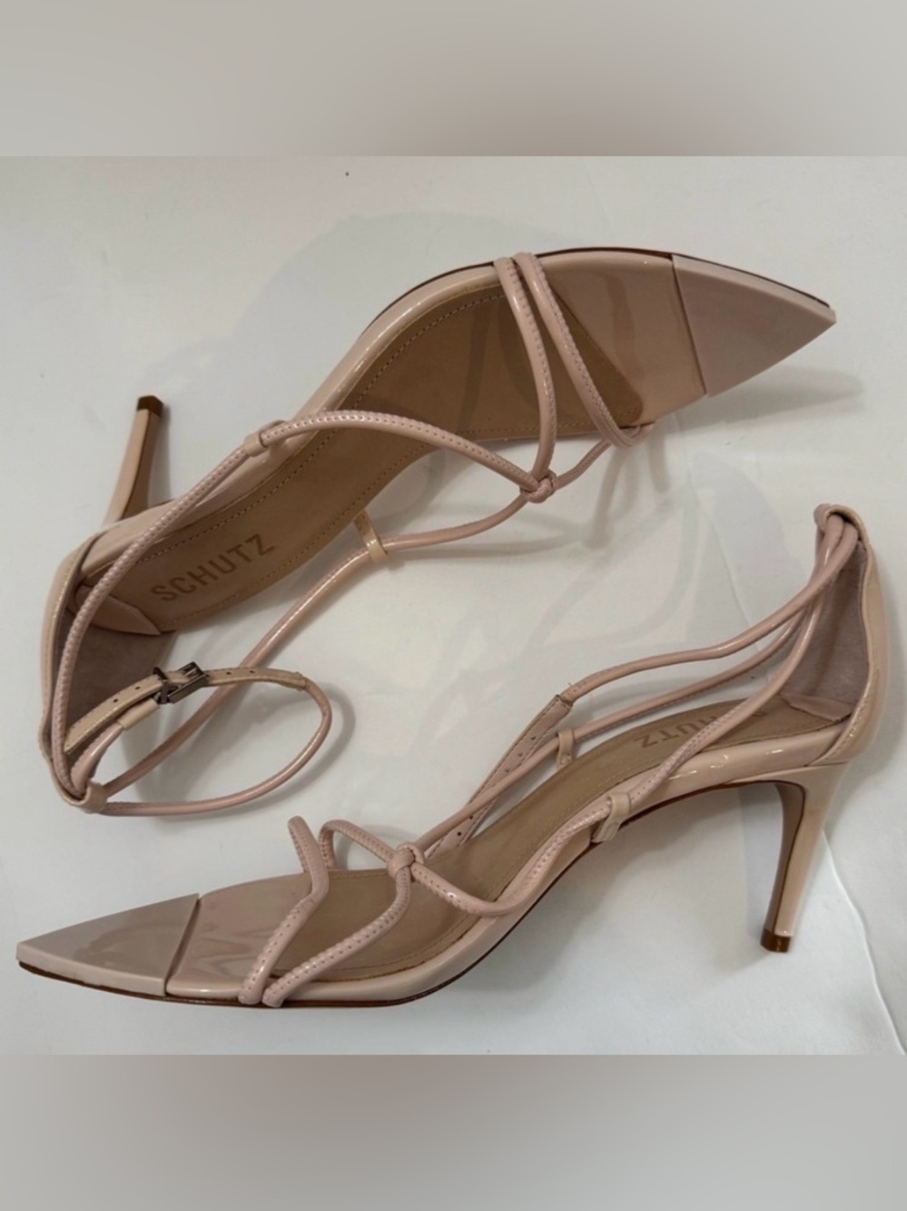 Schutz Pamela Mid Heel 8.5 Rose Nude - Picture 3 of 10